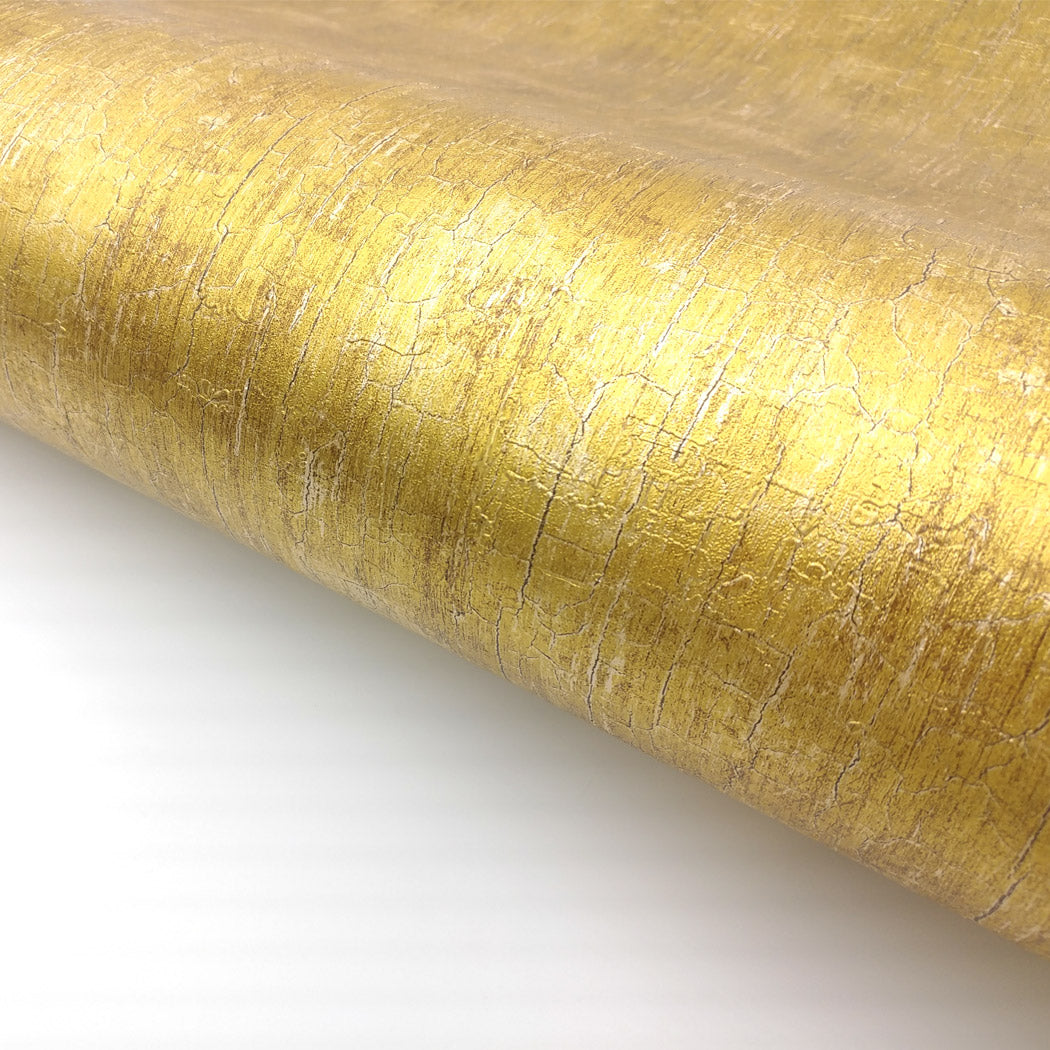 Gold Metallic Glitter Shinny Peel and Stick Wallpaper Embossed Contact –  RoyalWallSkins