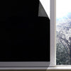 Blackout Static Cling Window Film Room Darkening Privacy Protection, Light Blocking 19.6" x 78.7"