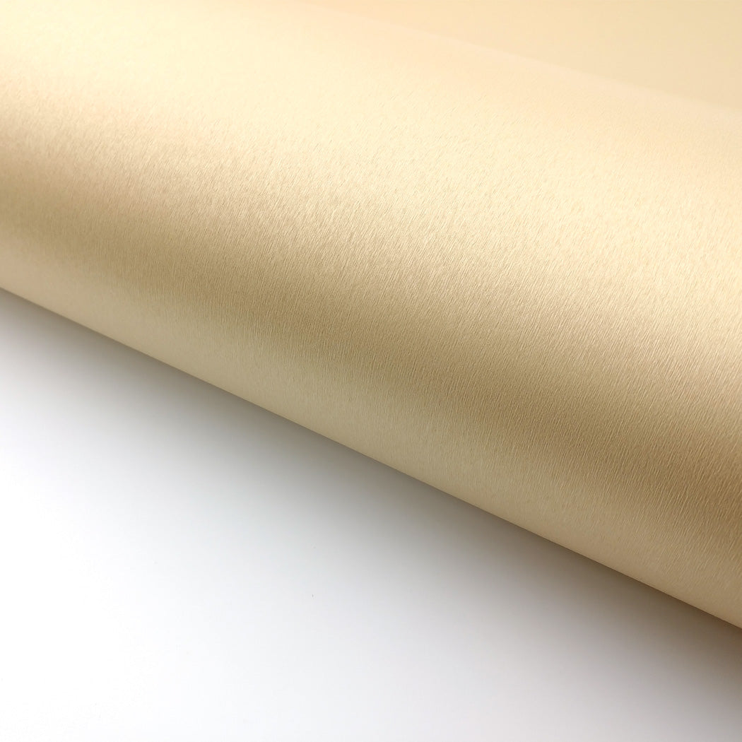 Brushed Metal Look Contact Paper - Beige Gold, 24