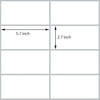 Peel and Stick Tile Stickers Pack of 5 Big Brick White Subway Tiles ,Self Adhesive