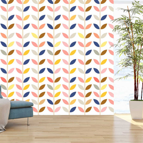 Scandinavian Style Pattern Aefre Self adhesive Peel and Stick Fabric Wallpaper