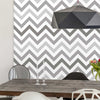 Chevron Pattern Patti Peel & Stick Repositionable Fabric Wallpaper