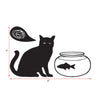 Vinyl Wall decal Confusing cat, Wall Stickers for Modern Wall design for Home Decor Art