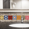 Decorative Tiles Stickers Oslo - Pack of 16 tiles - Tile Decals for Walls Kitchen Bathroom