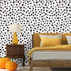 Leopard Pattern Istiaia Self adhesive Peel & Stick Repositionable Fabric Wallpaper