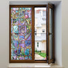 Non-Adhesive Decorative Privacy Window Film Static Cling Burdur 24
