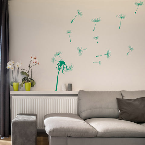 Dandelion Vinyl Wall decal for Nursery Living Space Decor Art Graphics