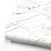 Matte White Marble Interior film Granite Look Damoh - 24" x 78.7" Roll