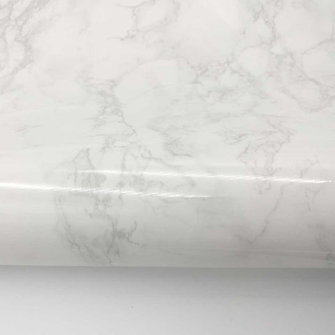 Marble Contact Paper Peel & Stick - Beige gray Glossy 24" x 78.7" Roll