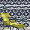 Triangle Pattern Peel & Stick Fabric Wallpaper Removeable Fabric Wallpaper