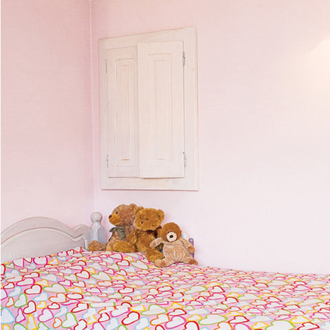 Wallpaper Interior film Self-Adhesive Wall Covering Pink Belle, peel and stick Wallpaper