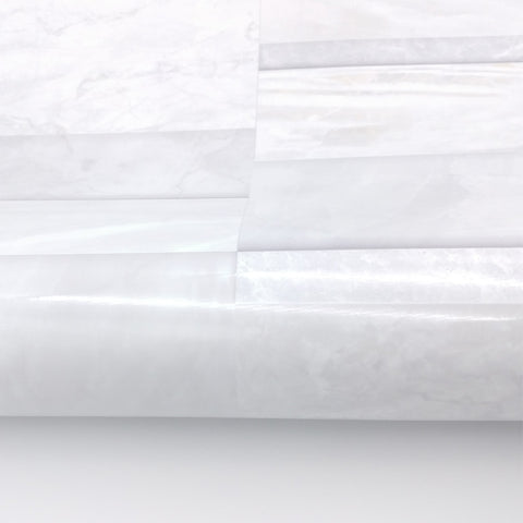 White Brick Wall Tiles Glossy Interior film Self-Adhesive Marble Design Neum