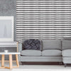 Stripes brush Peel & Stick Fabric Wallpaper Repositionable