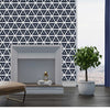 Triangle Pattern Peel & Stick Fabric Wallpaper Removeable Fabric Wallpaper