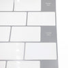 Peel and Stick Tile Stickers Pack of 5 White Subway Tiles