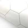 Peel and Stick Pvc Foaming Wallpaper Hexagon Tile Ambila 19.6" x 78.7"