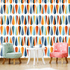 Modern Style Pattern Joye Self adhesive Peel and Stick Fabric Wallpaper Covering