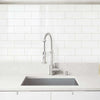 White Subway Tiles Peel and Stick Pack of 5 Modica