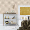 Geometric Pattern Temporary wallpaper Iona, peel and stick wall mural Fabric Wallpaper