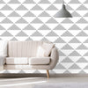 Geometric wallpaper Betty, peel and stick wall mural Fabric Wallpaper