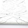 Matte White Marble Interior film Granite Look Damoh - 24" x 78.7" Roll