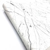 Matte White Marble Interior film Granite Look Damoh - 24" x 78.7" Roll