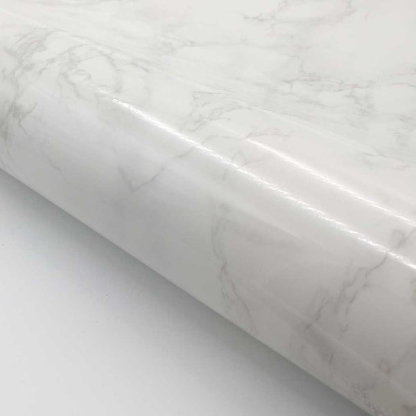 Marble Contact Paper Peel & Stick - Beige gray Glossy 24" x 78.7" Roll