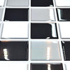 Peel and Stick Tile Stickers Pack of 5 Monochrome checked Tiles