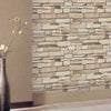 Wall Stone Bricks Wallpaper Pecs, Self-Adhesive Stones Bricks Pattern