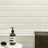 Peel and Stick Pvc Foaming Wallpaper Floral pattern Mahaly 19.6" x 78.7"